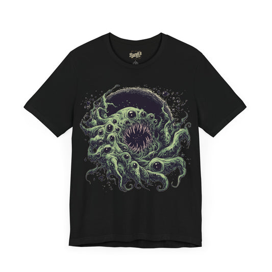 Cthulhu Mythos Horror T-Shirt - Black Creature Tee