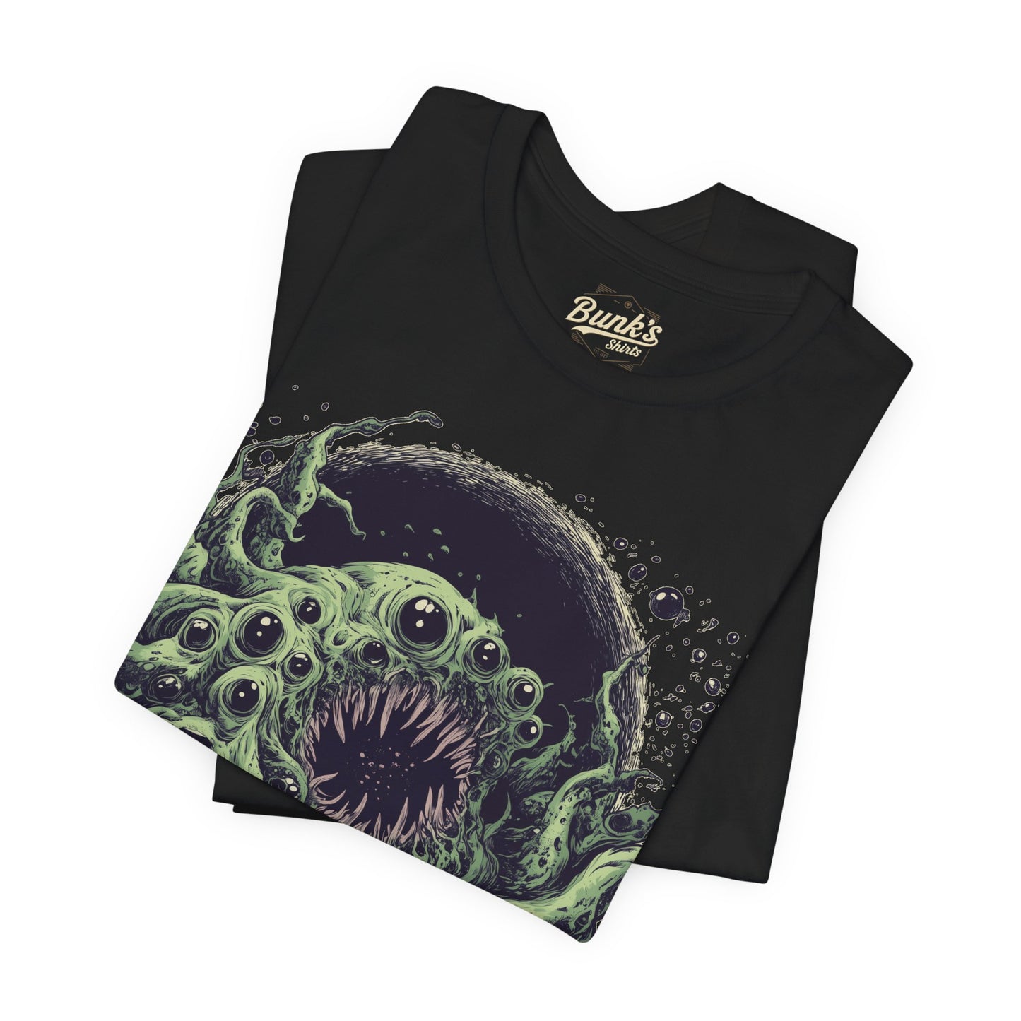 Cthulhu Mythos Horror T-Shirt - Black Creature Tee