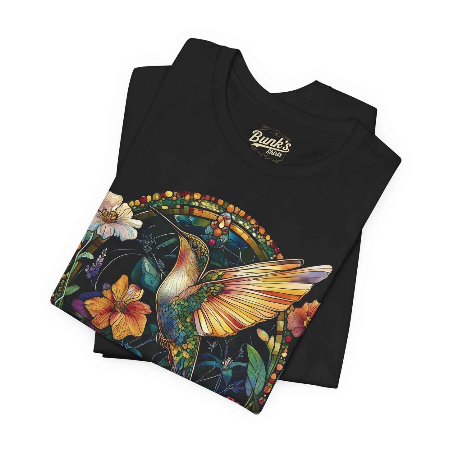 Hummingbird Harmony - Floral Hummingbird Design