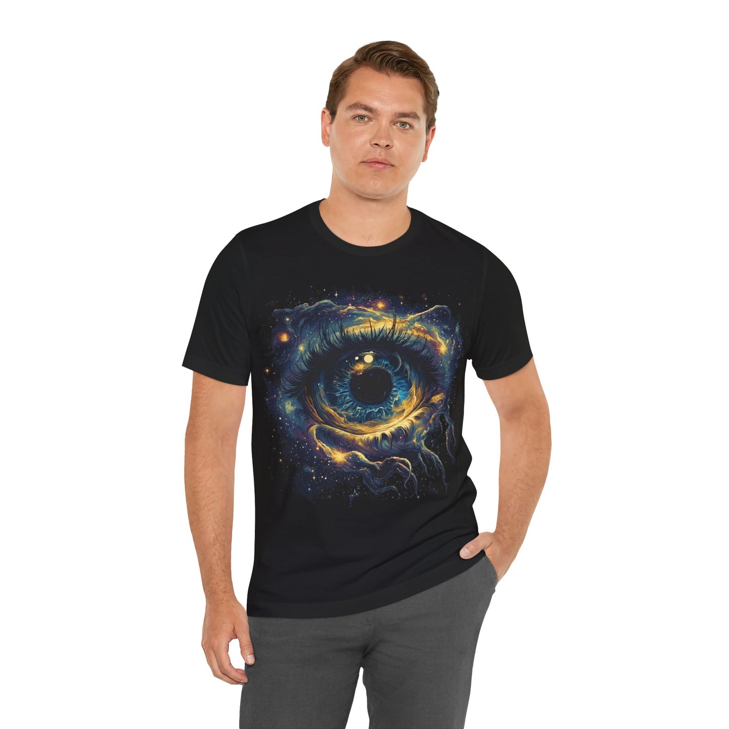 Cosmic Eye T-Shirt - Black All-Seeing Eye Tee