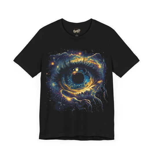 Cosmic Eye T-Shirt - Black All-Seeing Eye Tee