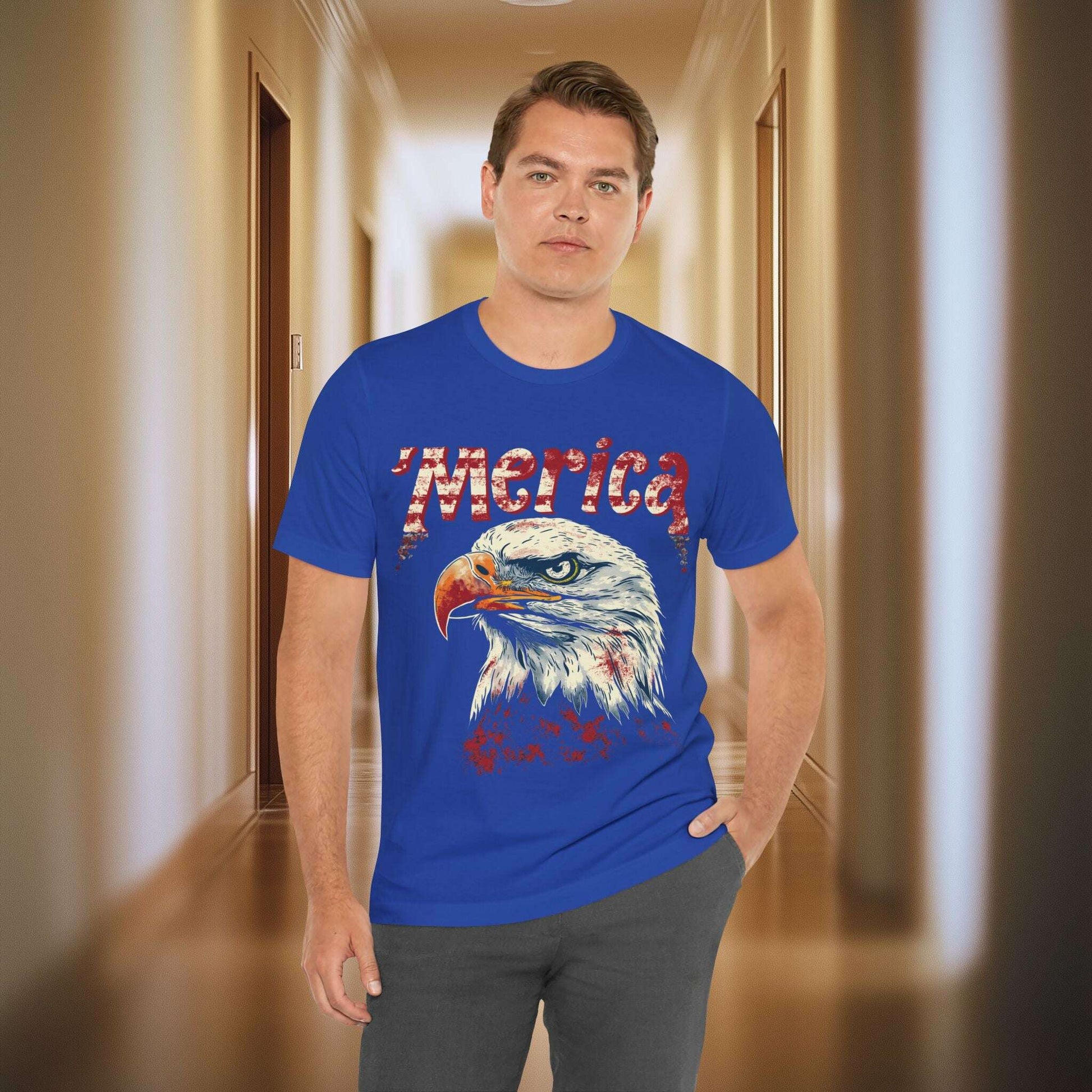 'Merica Patriotic Eagle - Bunk's Shirts