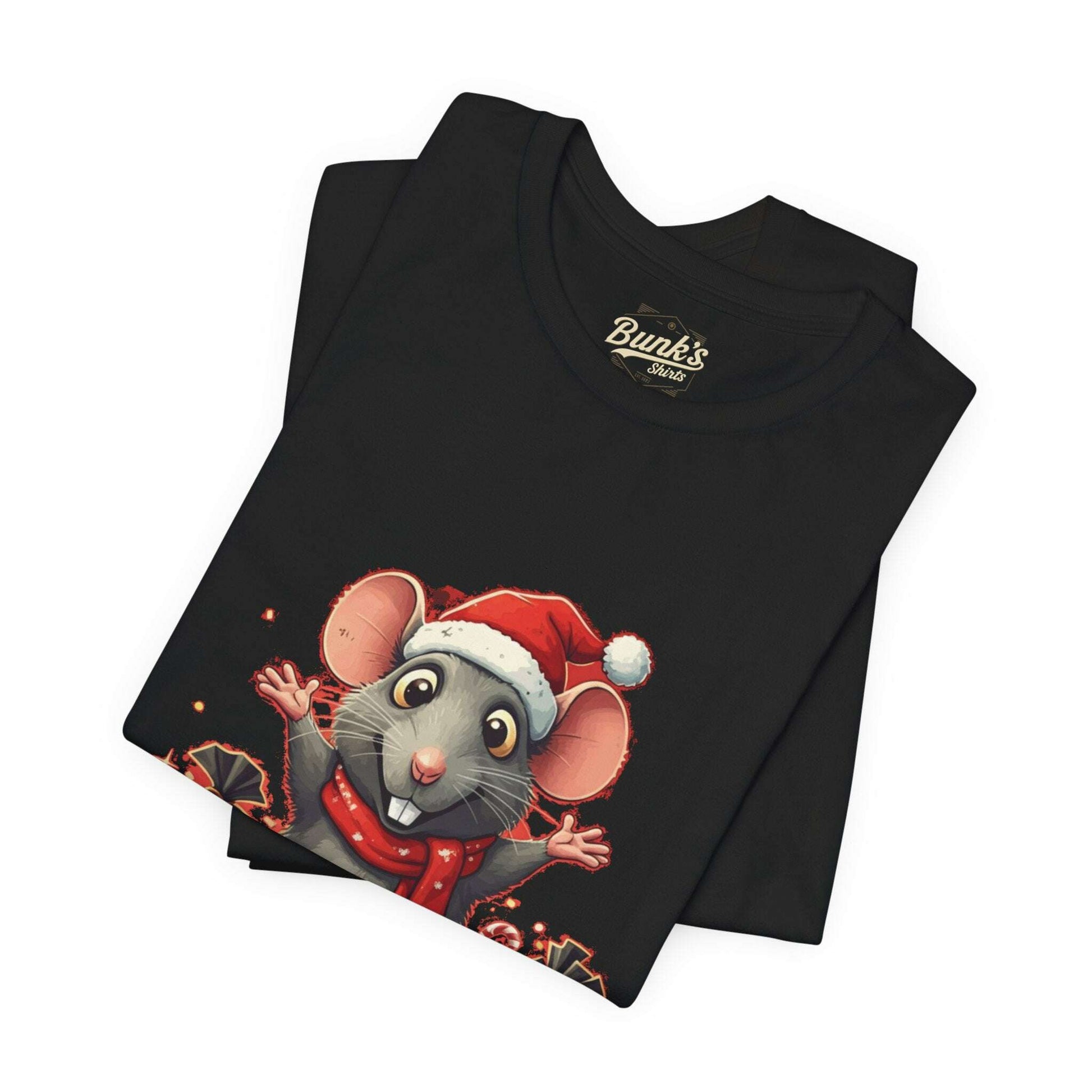 Christmas Garbage Rat - Bunk's Shirts