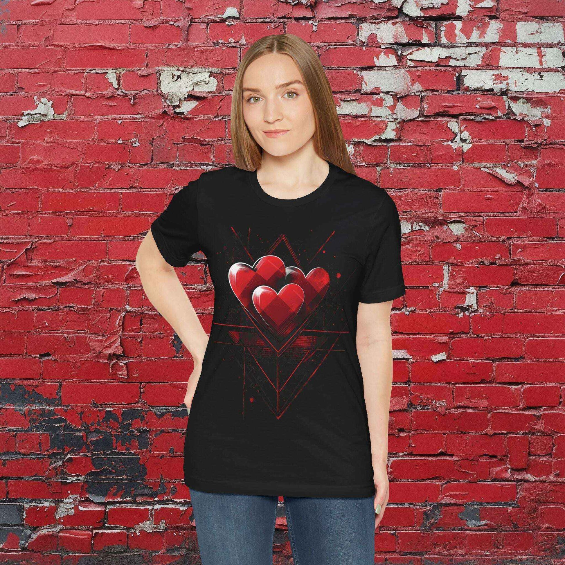 Geometric Hearts - Modern Love Design