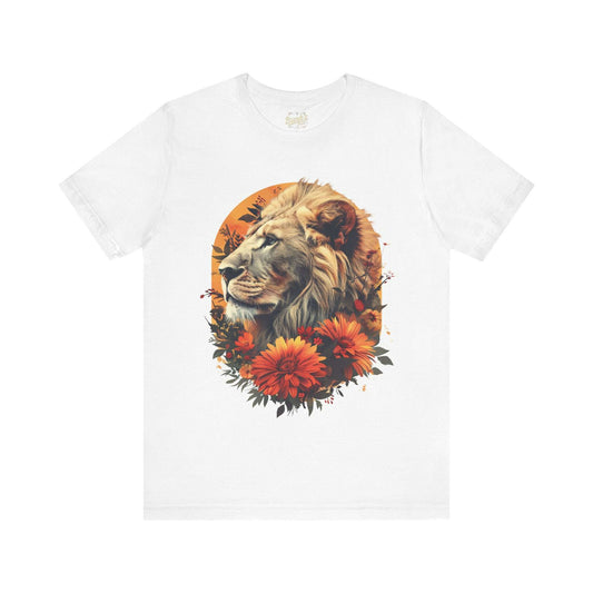 Lion With Flowers - Bunk's Shirts