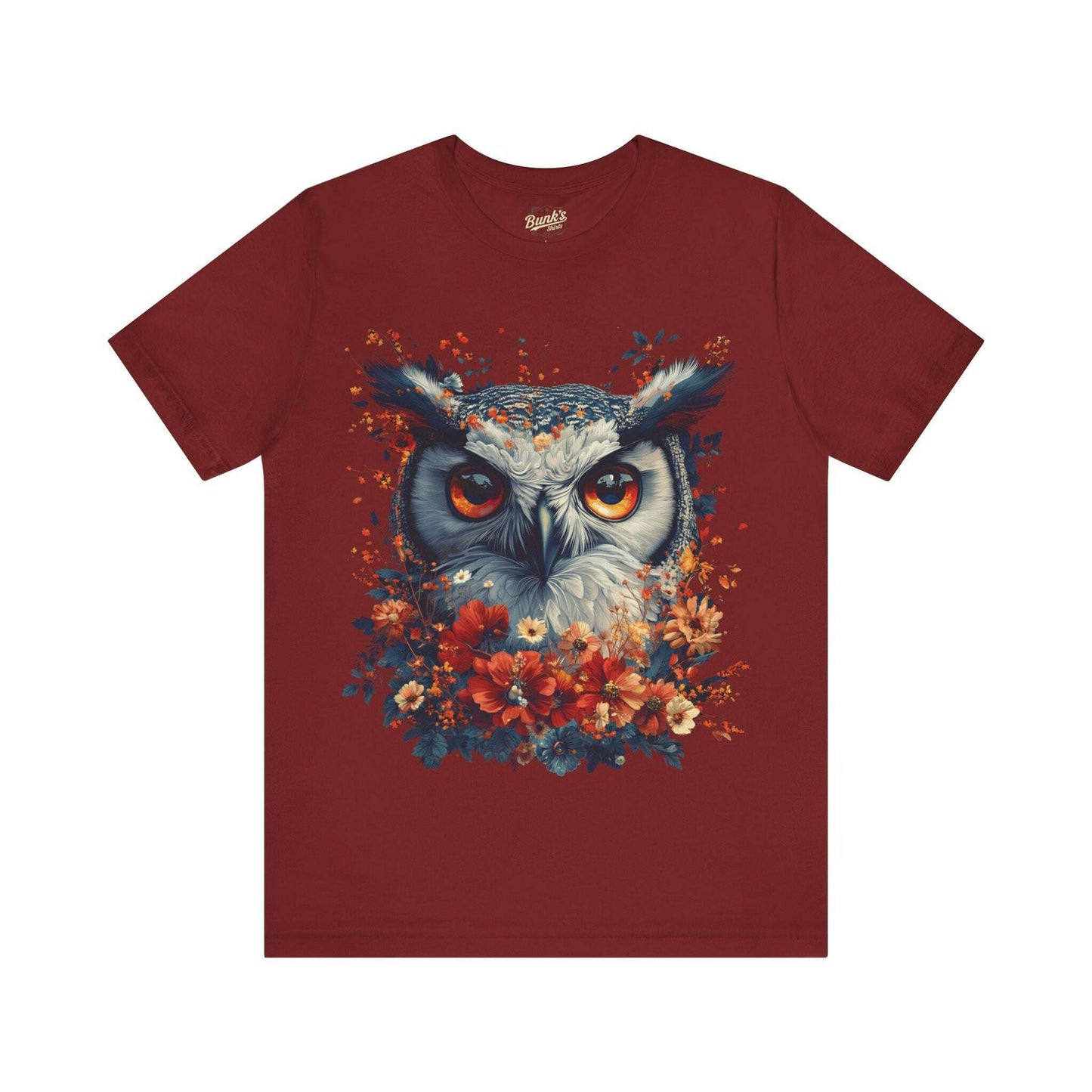 Mystical Owl - Floral - Bunk's Shirts