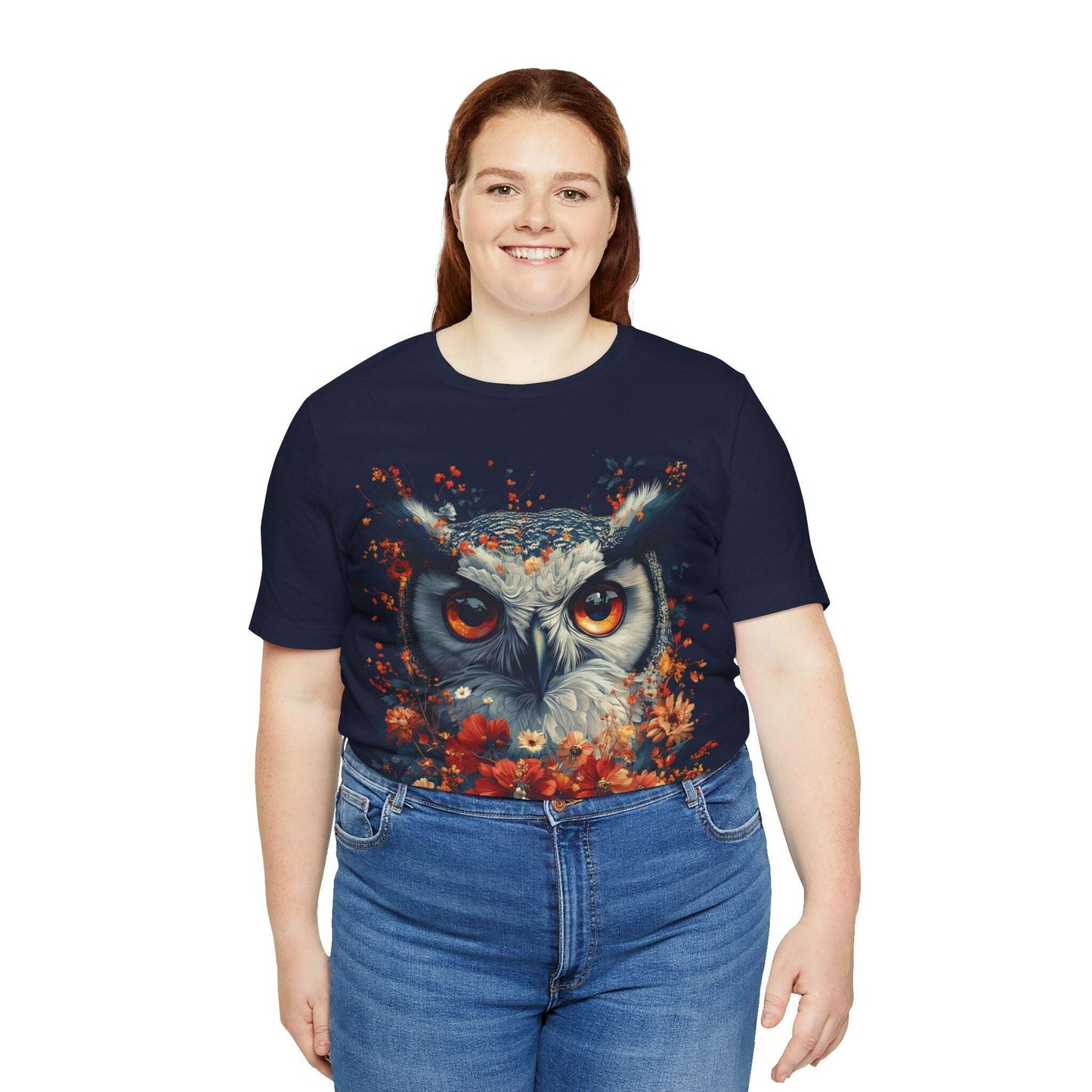 Mystical Owl - Floral - Bunk's Shirts