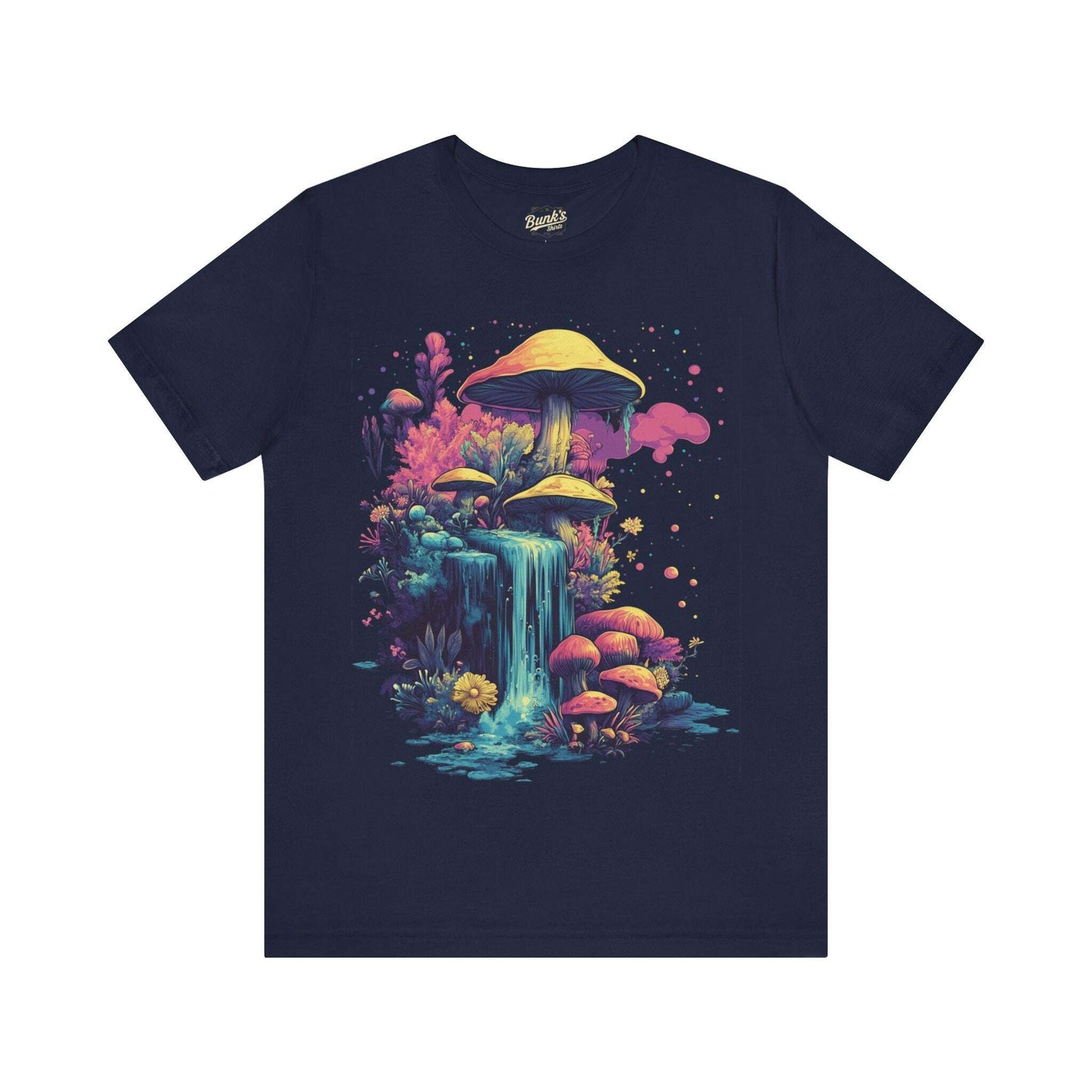 Neon Dream - Psychedelic Mushroom Waterfall