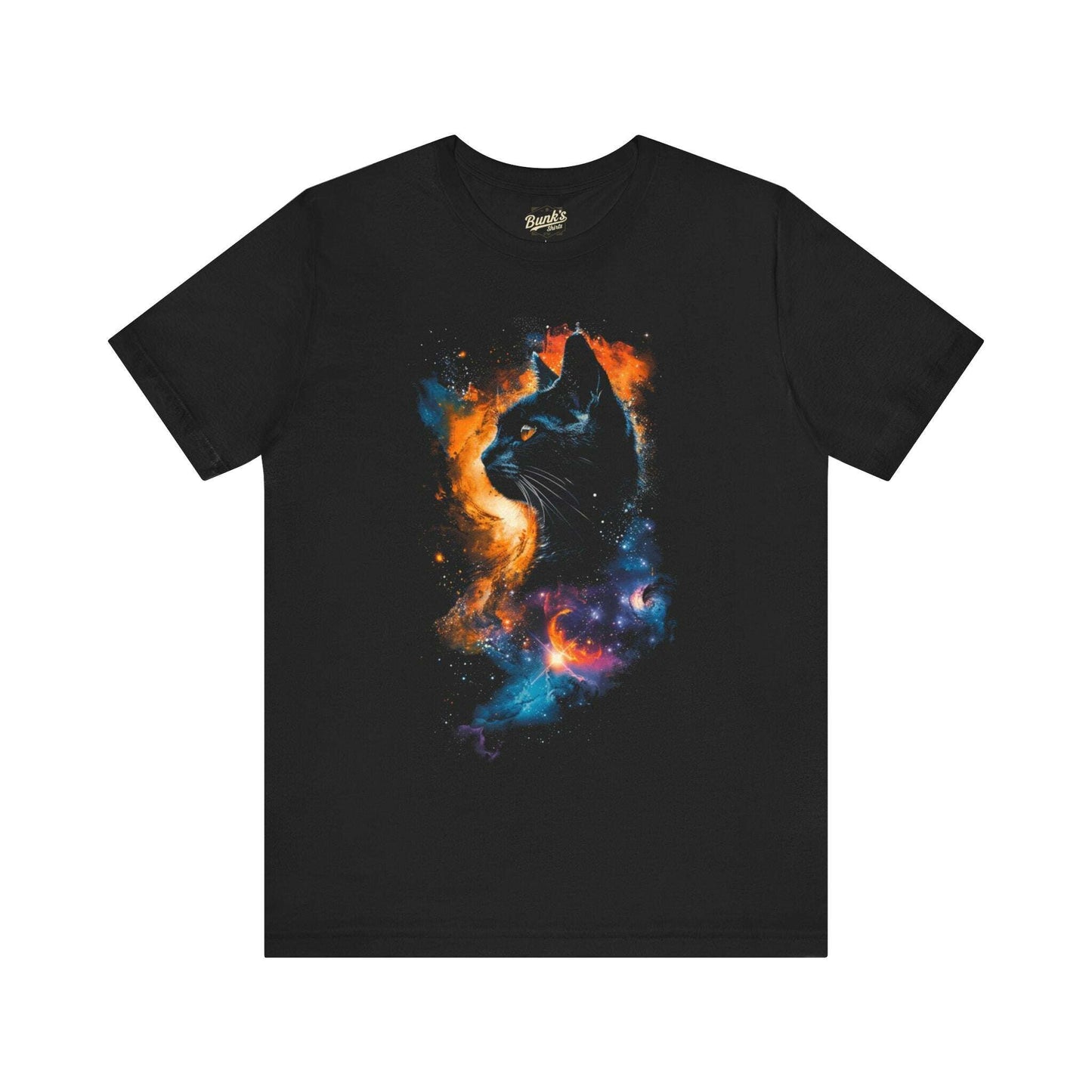 Orange Nebula Shorthair Cat - Bunk's Shirts