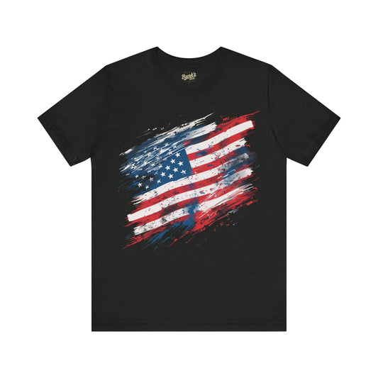 Painted American Flag - Bunk's Shirts