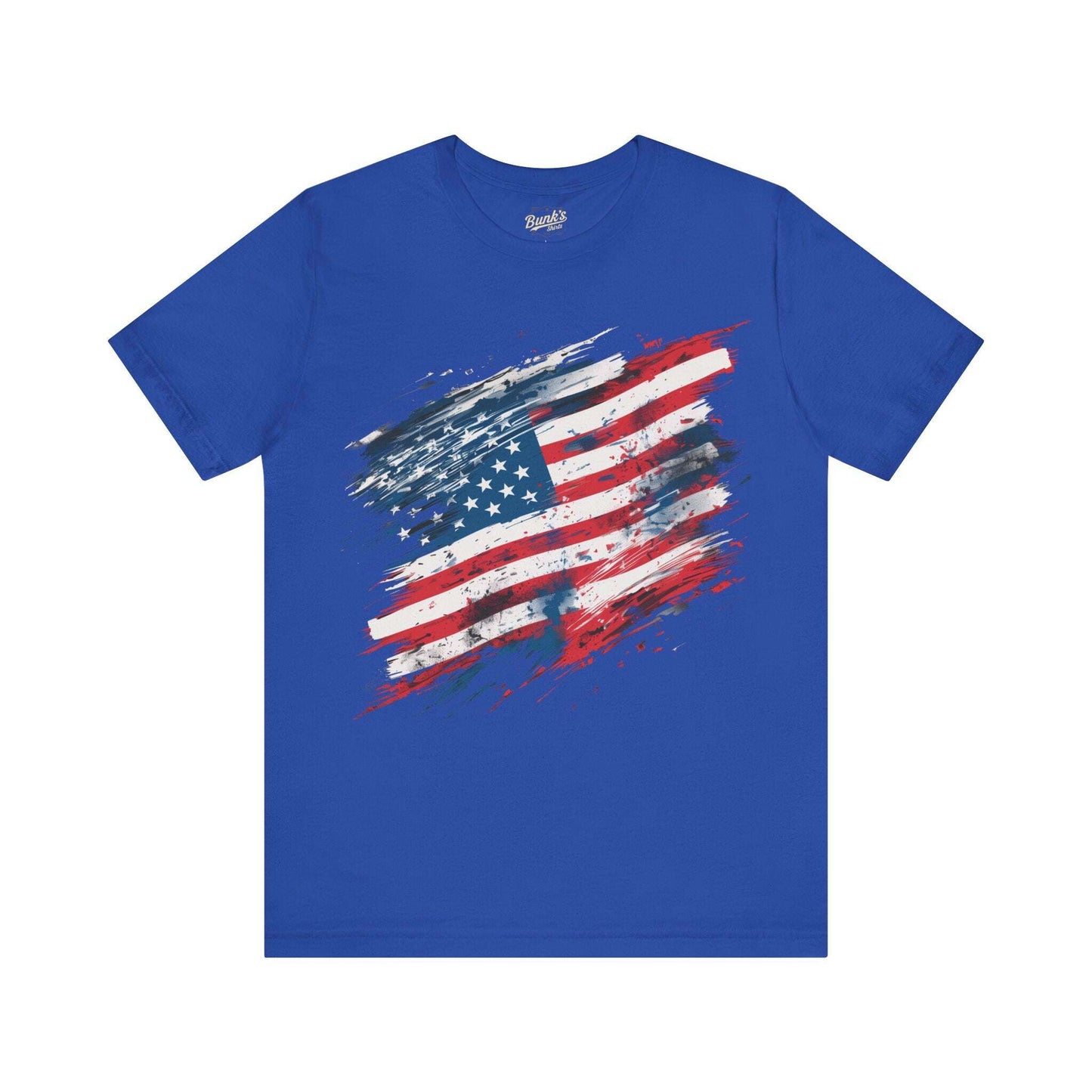 Painted American Flag - Bunk's Shirts