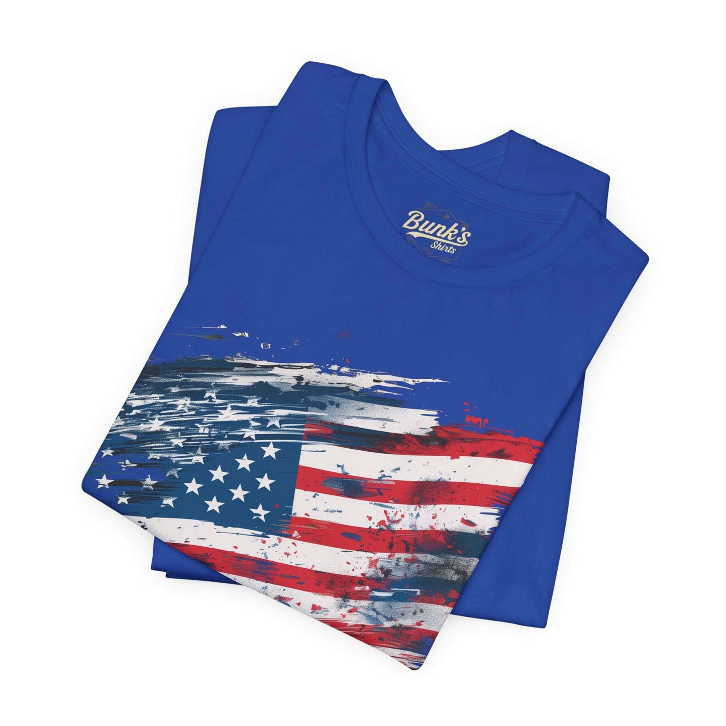 Painted American Flag - Bunk's Shirts