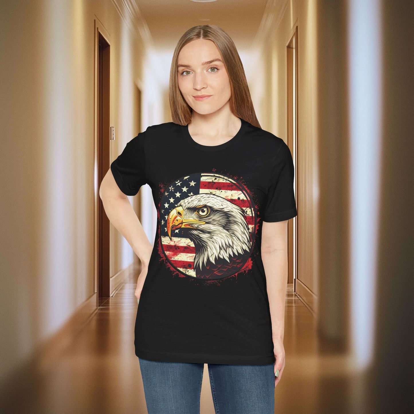 Patriot Pride Eagle Emblem - Bunk's Shirts