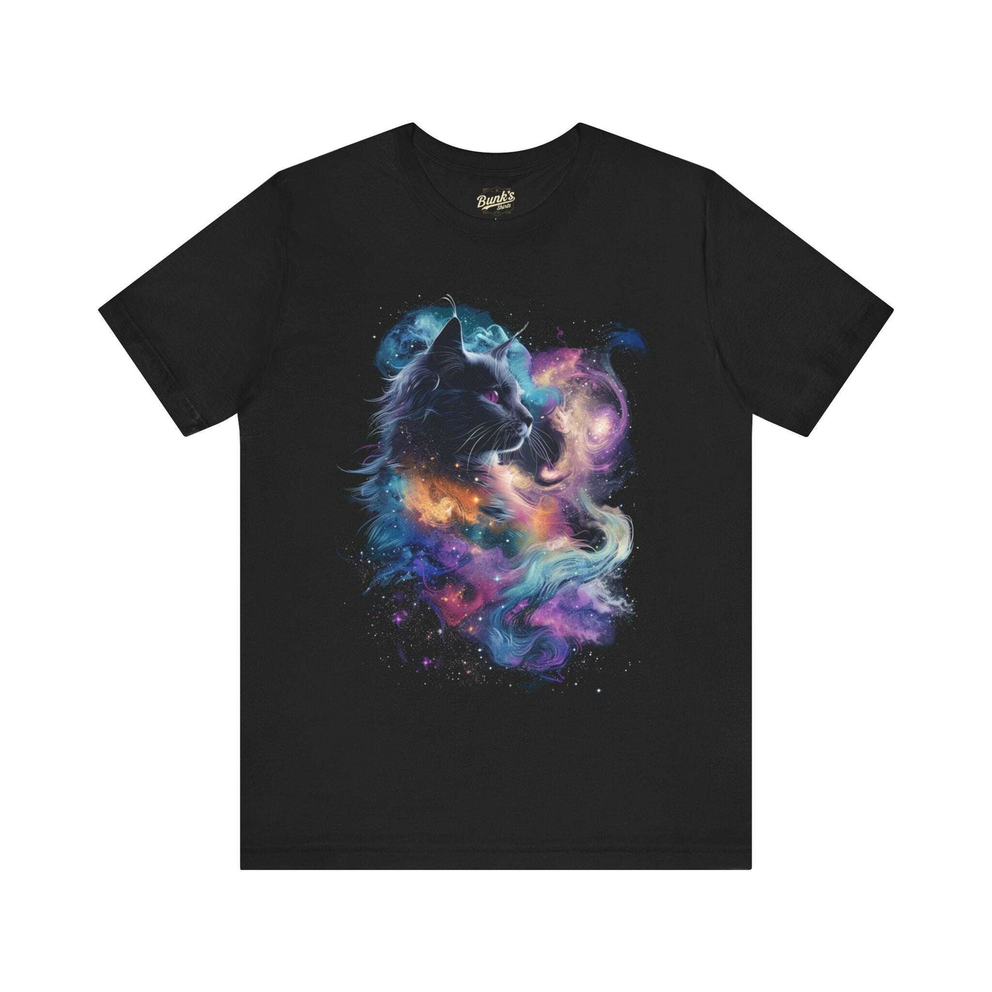 Purple Nebula Longhair Cat - Bunk's Shirts