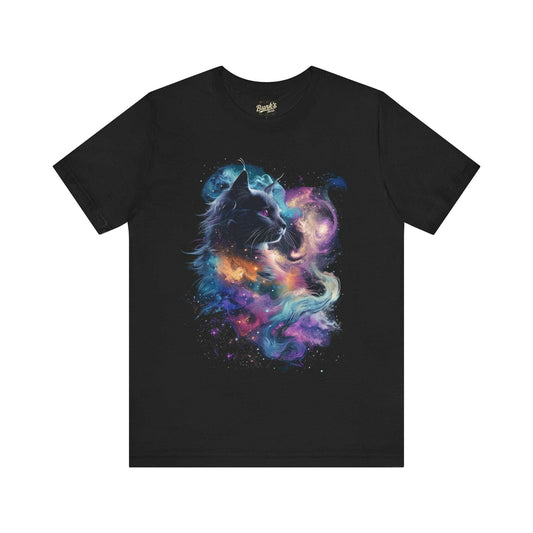 Purple Nebula Longhair Cat - Bunk's Shirts