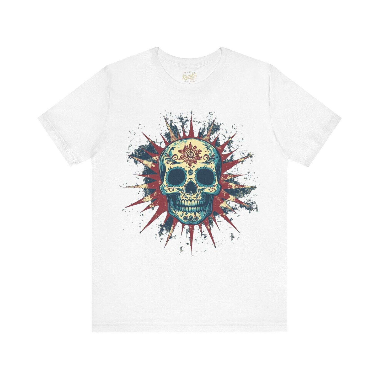 Radiant Calavera - Day of the Dead Sunburst Skull