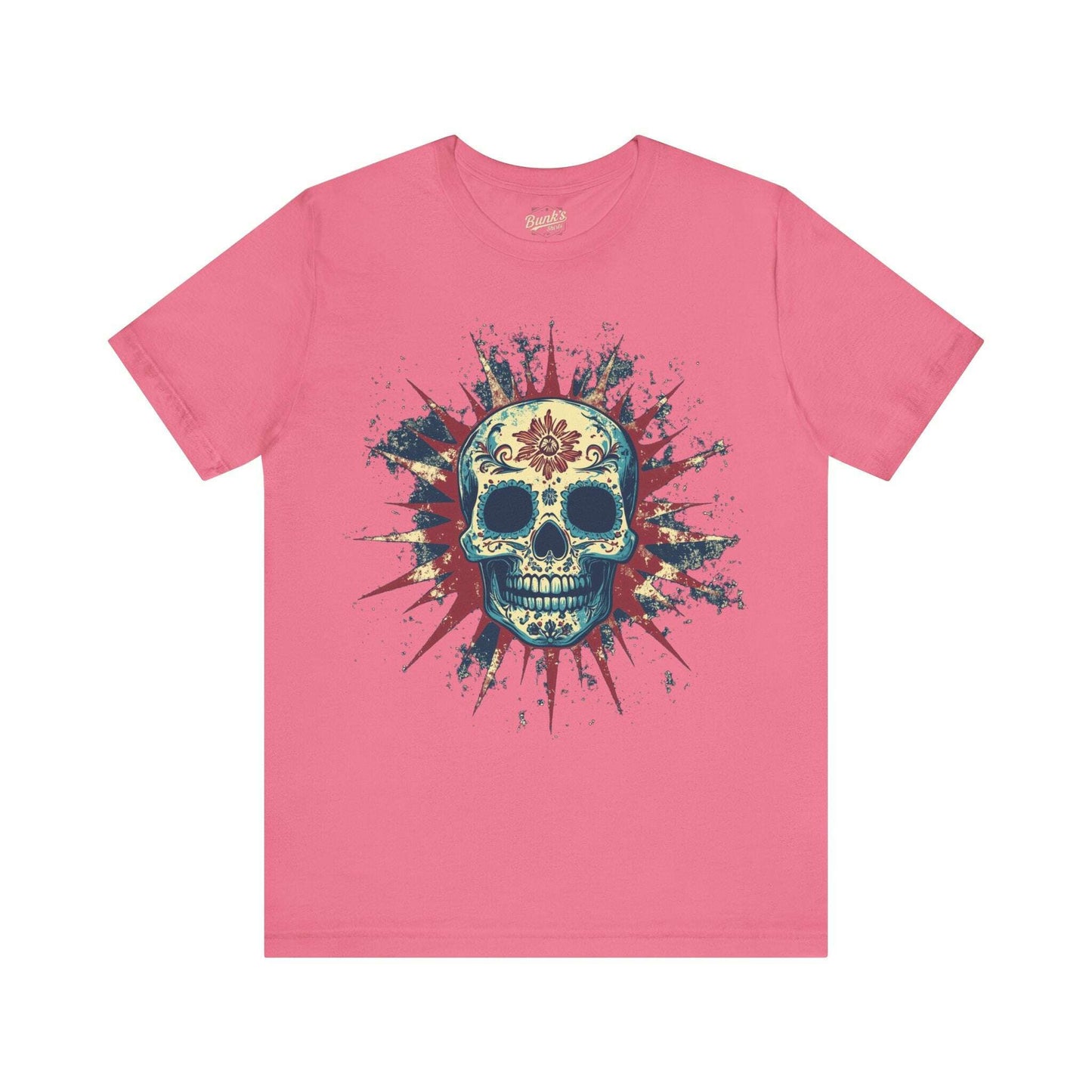 Radiant Calavera - Day of the Dead Sunburst Skull