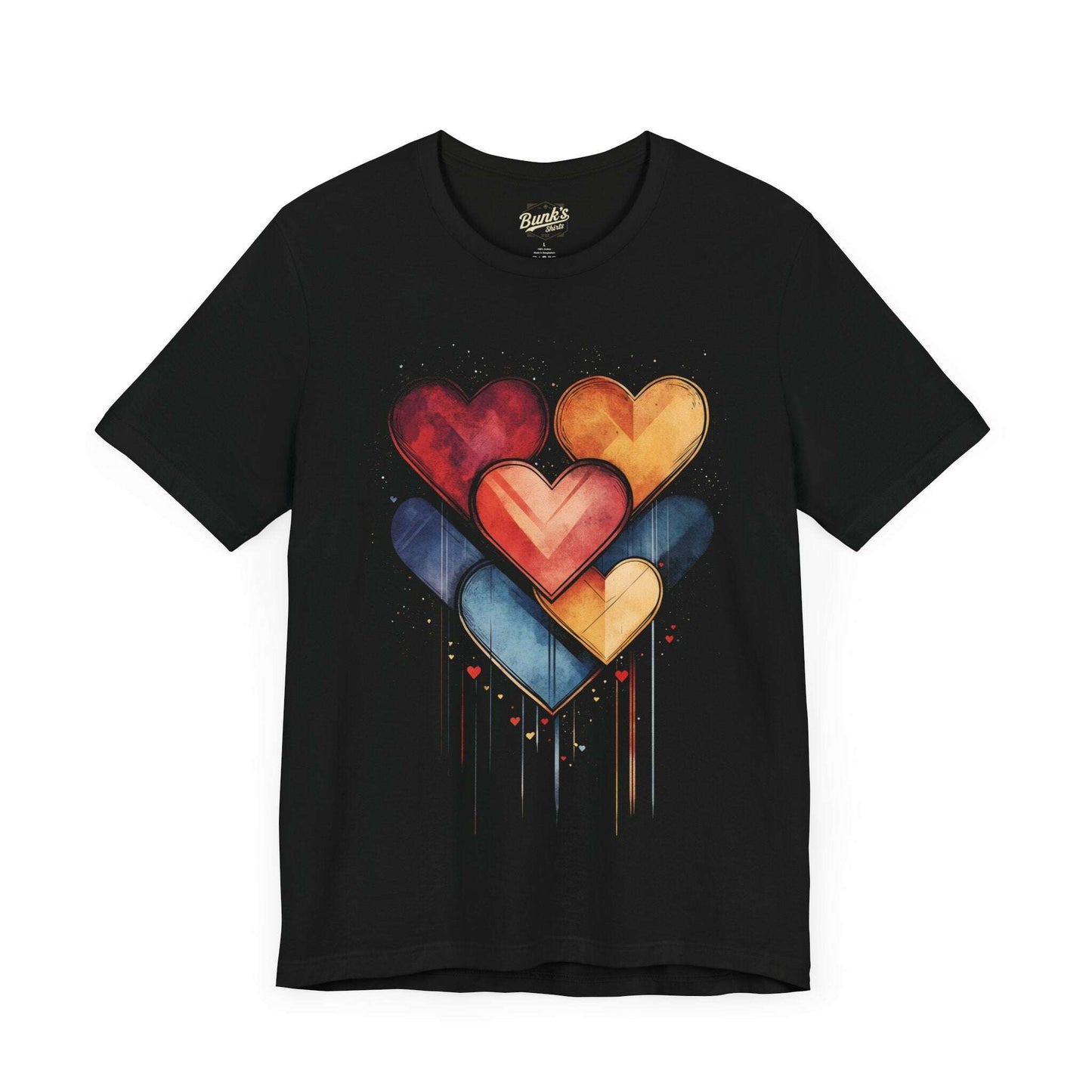 Rainbow Hearts - Colorful Love Design