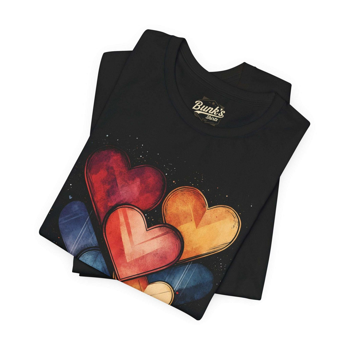 Rainbow Hearts - Colorful Love Design