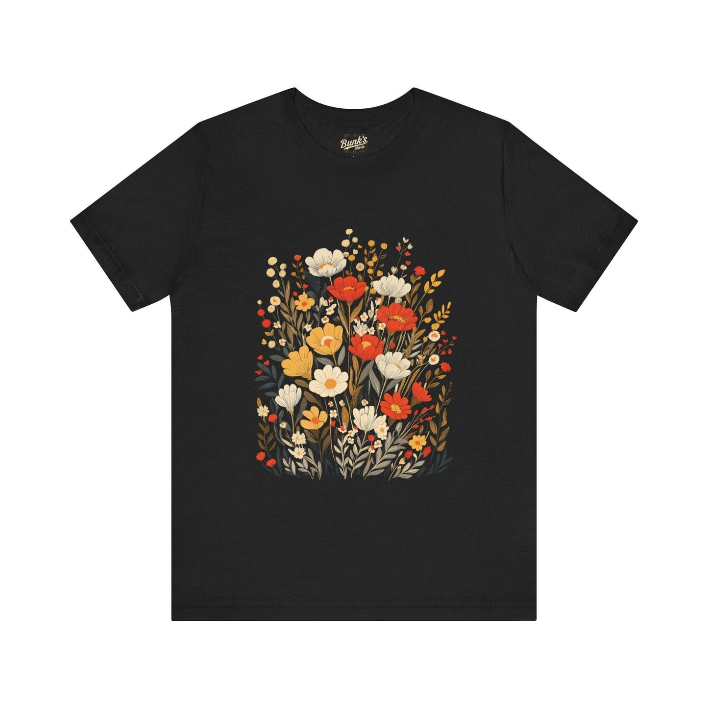 Retro Bloom - 70s Inspired Floral - Bunk's Shirts