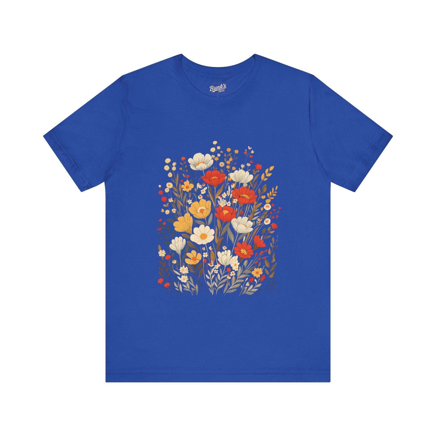 Retro Bloom - 70s Inspired Floral - Bunk's Shirts