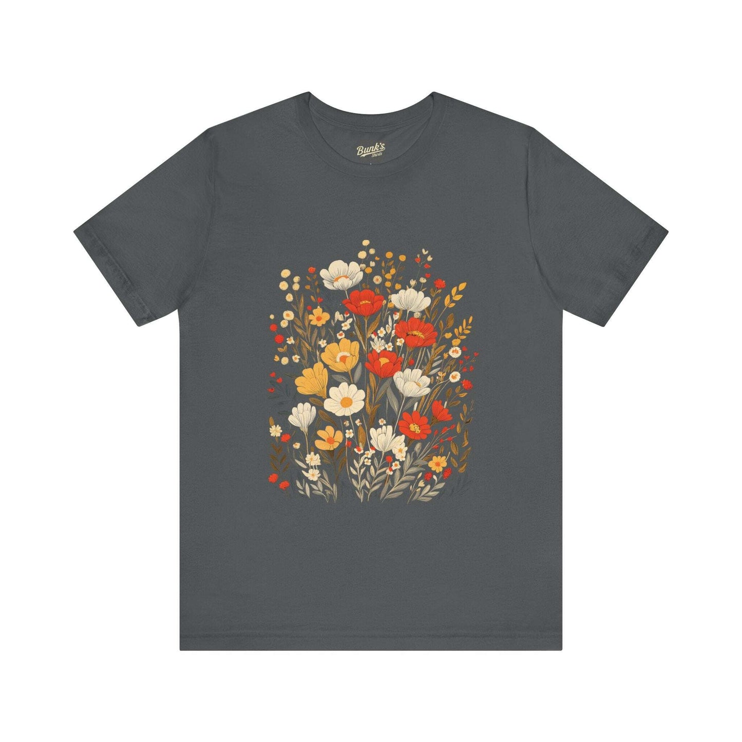 Retro Bloom - 70s Inspired Floral - Bunk's Shirts