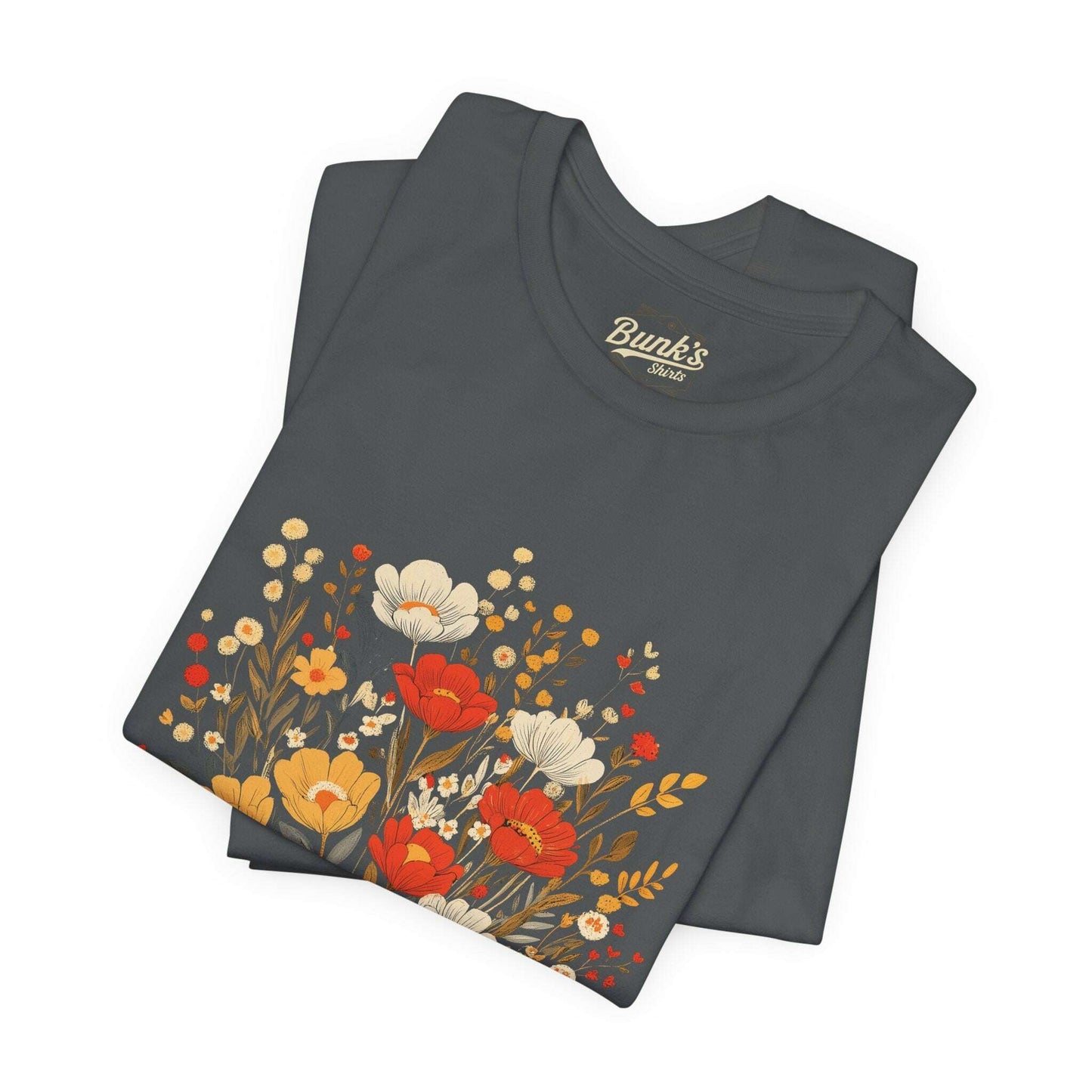 Retro Bloom - 70s Inspired Floral - Bunk's Shirts