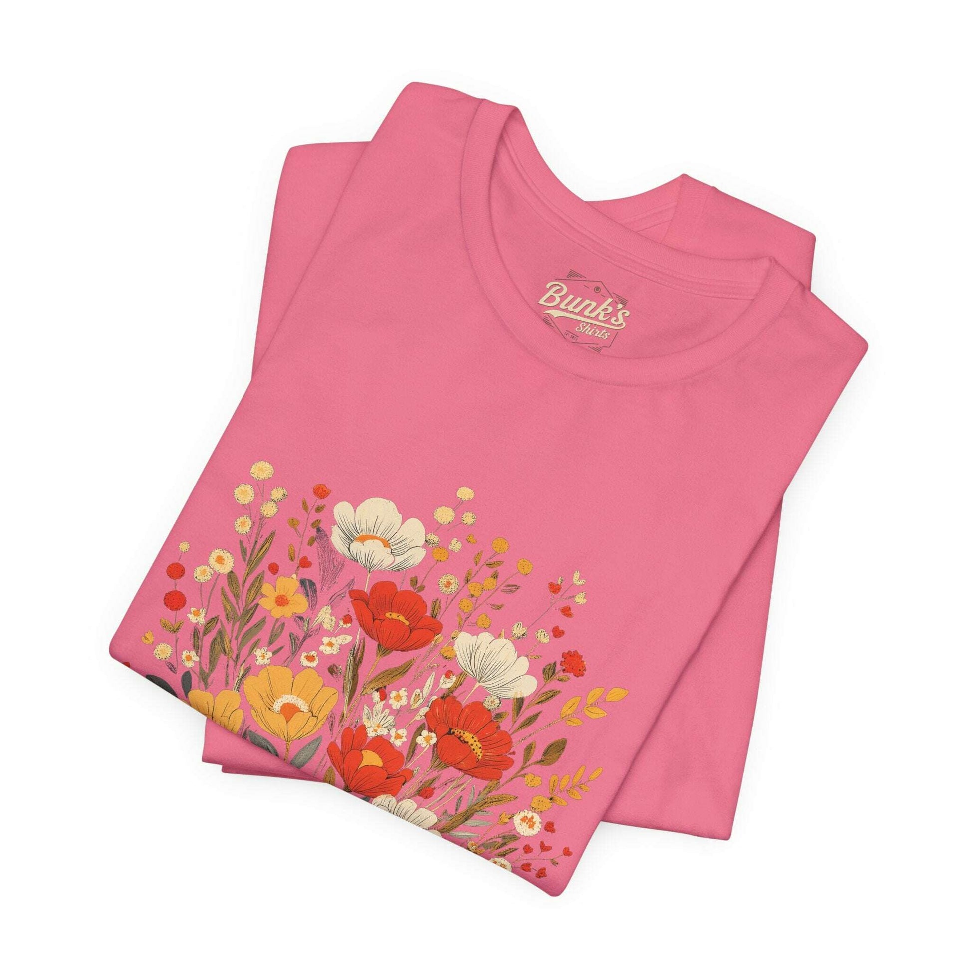 Retro Bloom - 70s Inspired Floral - Bunk's Shirts