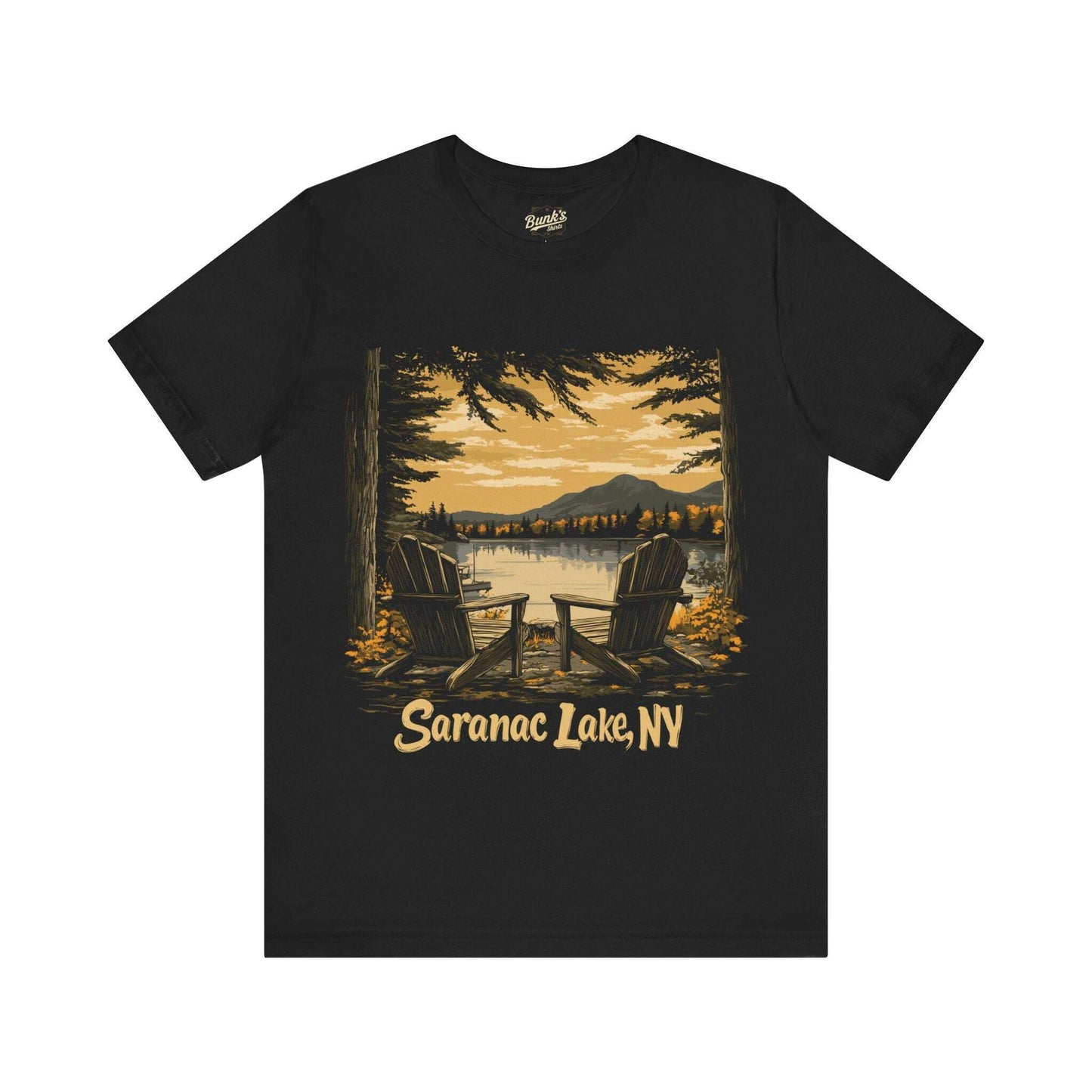 Saranac Lake Sunset - Adirondack - Bunk's Shirts