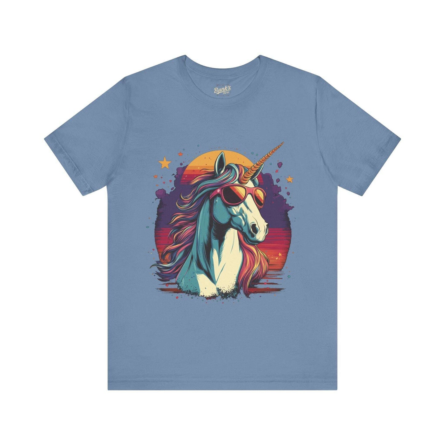 Sunset Unicorn - Retro Vibes - Bunk's Shirts