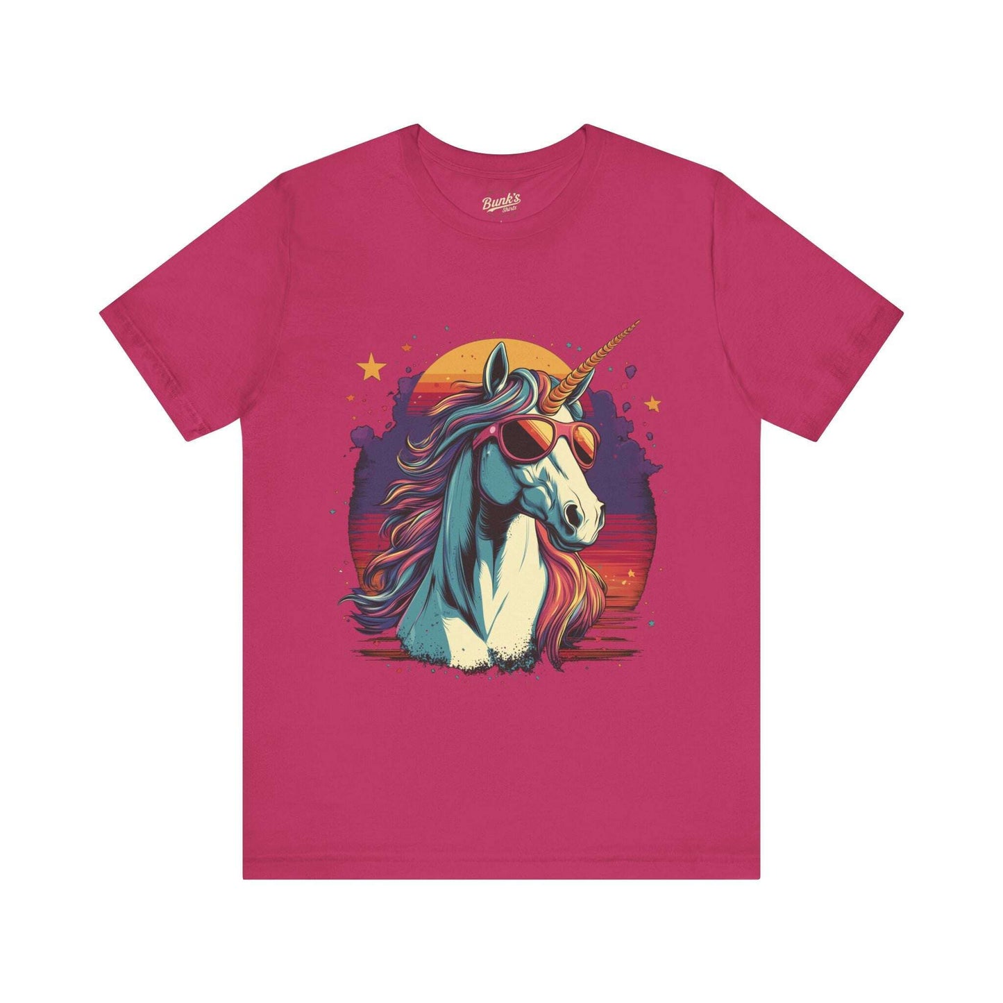 Sunset Unicorn - Retro Vibes - Bunk's Shirts