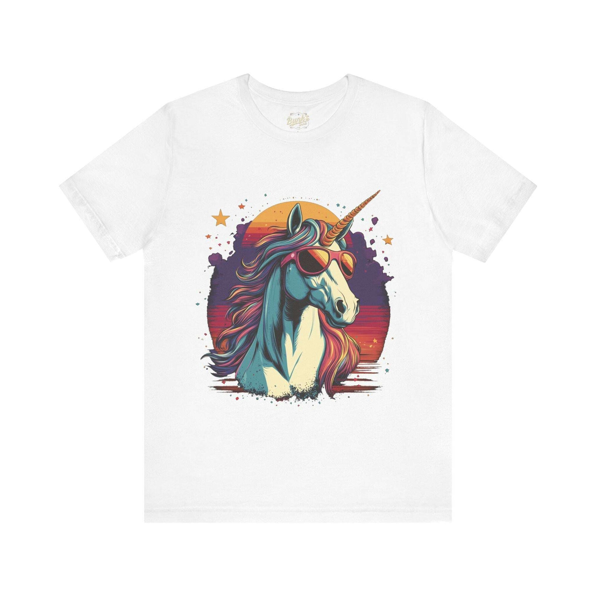 Sunset Unicorn - Retro Vibes - Bunk's Shirts