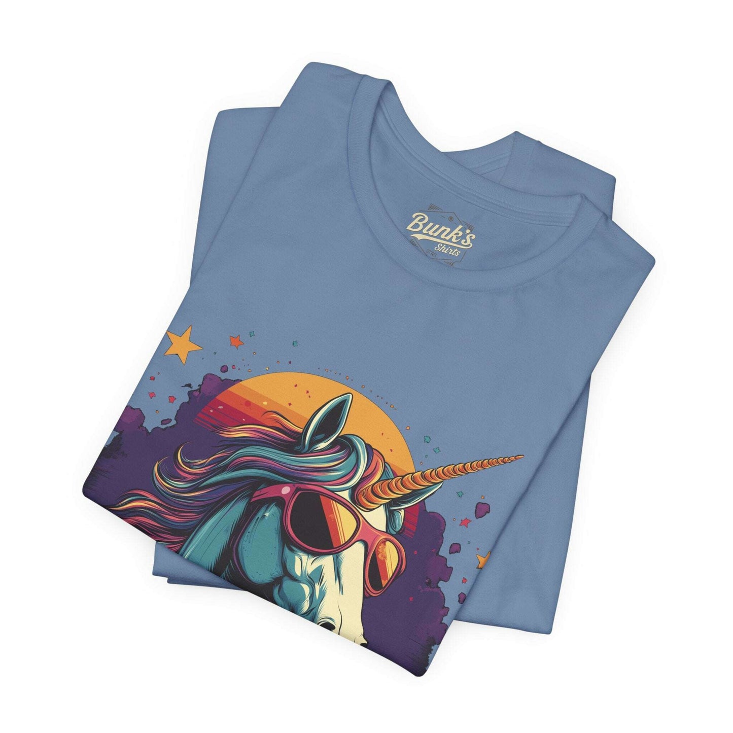 Sunset Unicorn - Retro Vibes - Bunk's Shirts