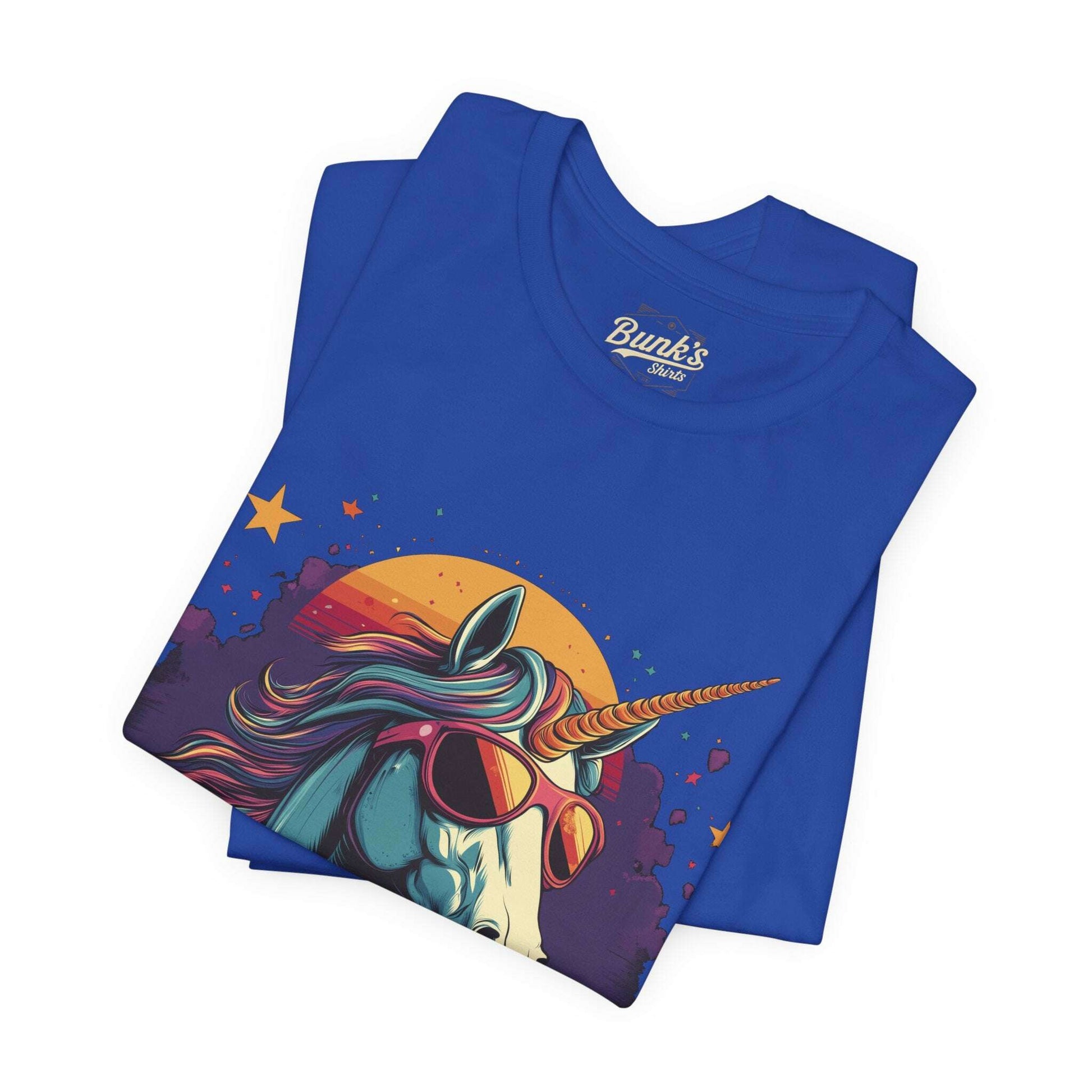 Sunset Unicorn - Retro Vibes - Bunk's Shirts