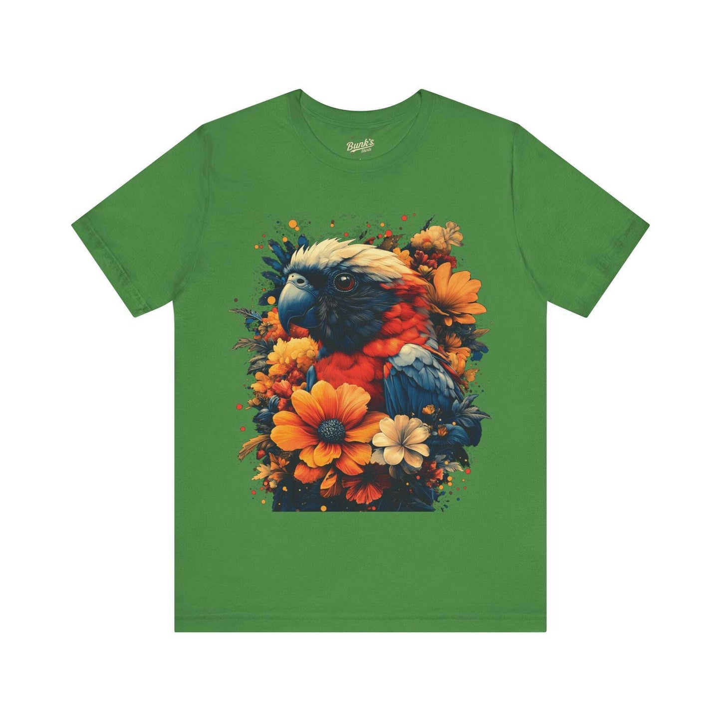 Tropical Parrot Paradise - Colorful Bird - Bunk's Shirts