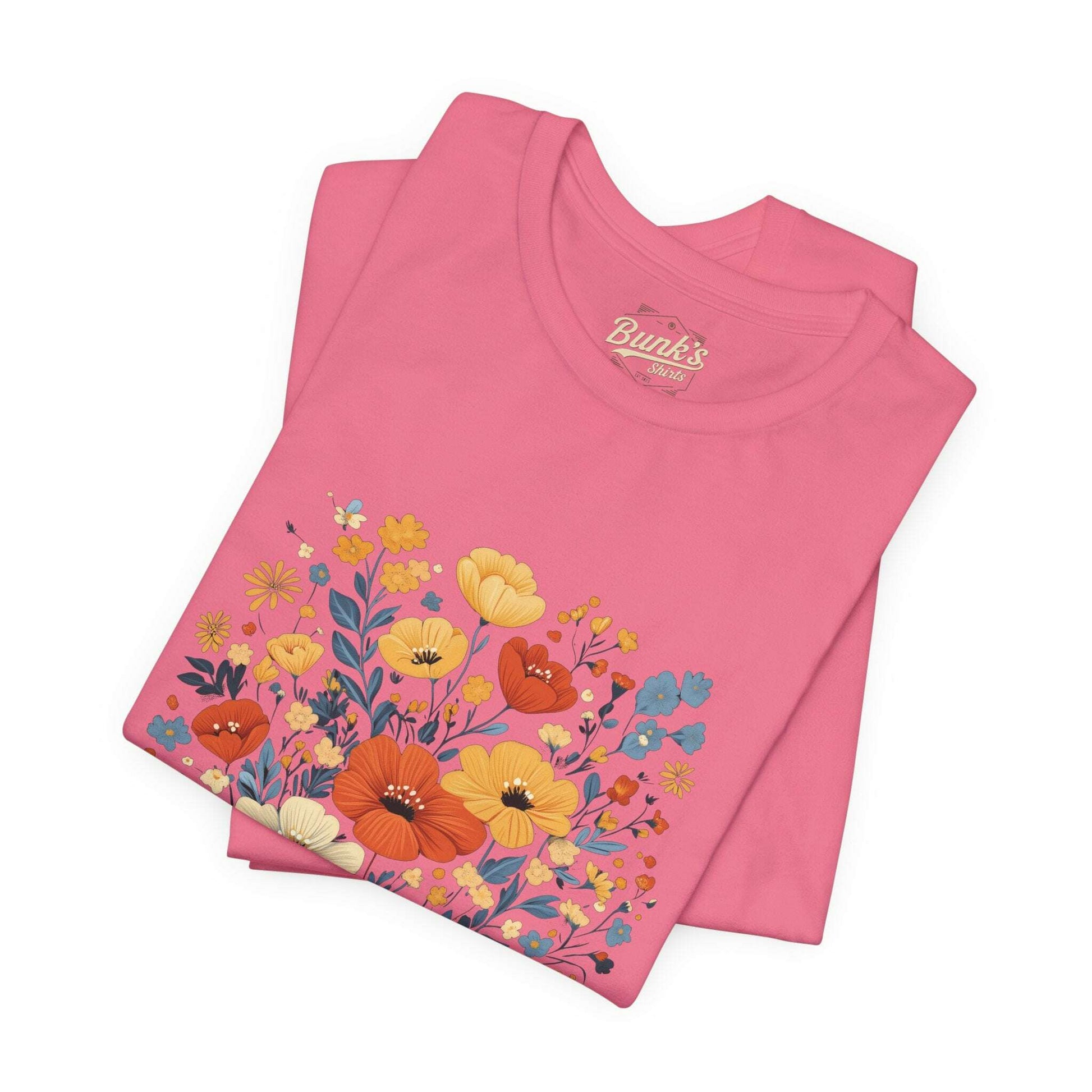 Wildflower Bouquet - Vintage Floral - Bunk's Shirts