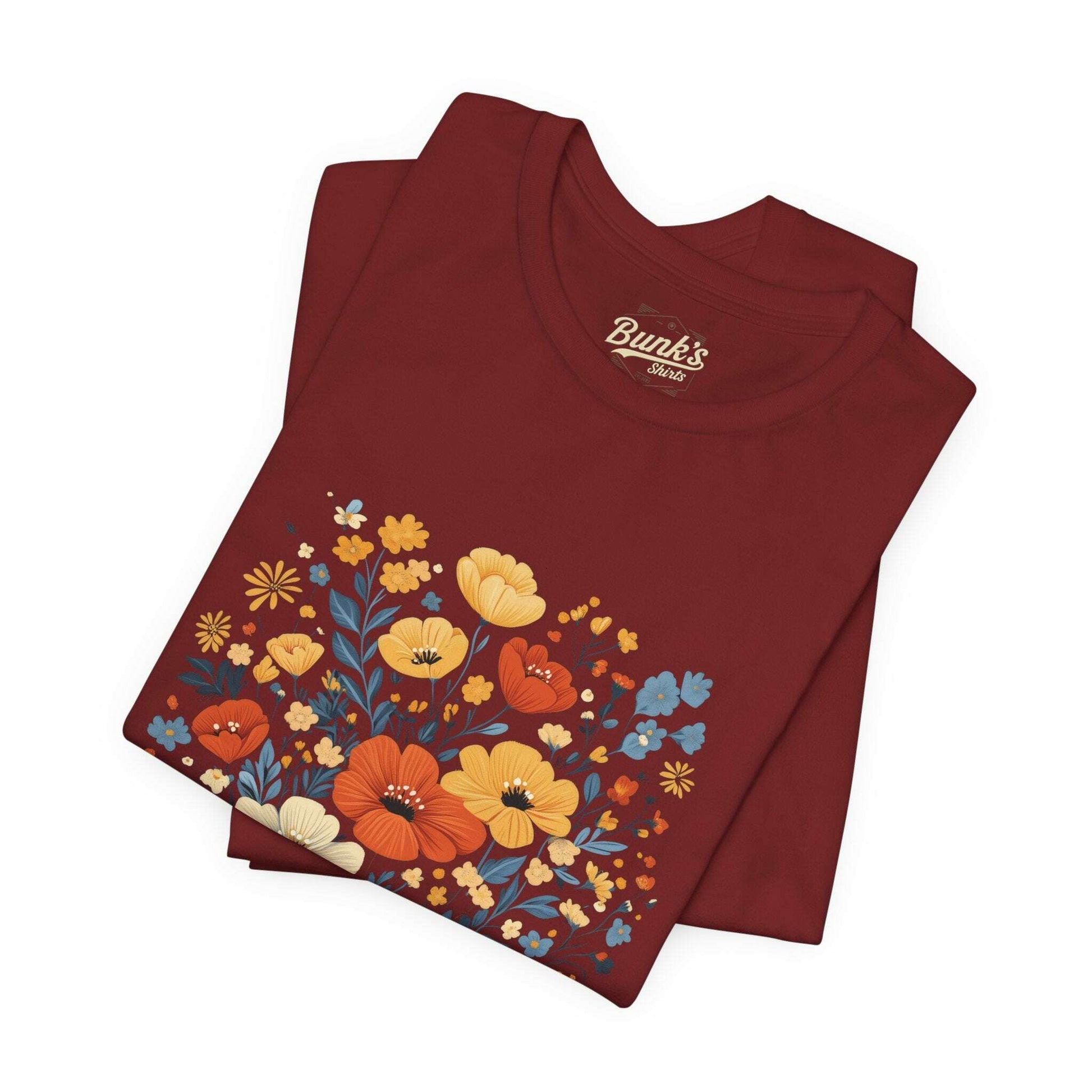 Wildflower Bouquet - Vintage Floral - Bunk's Shirts