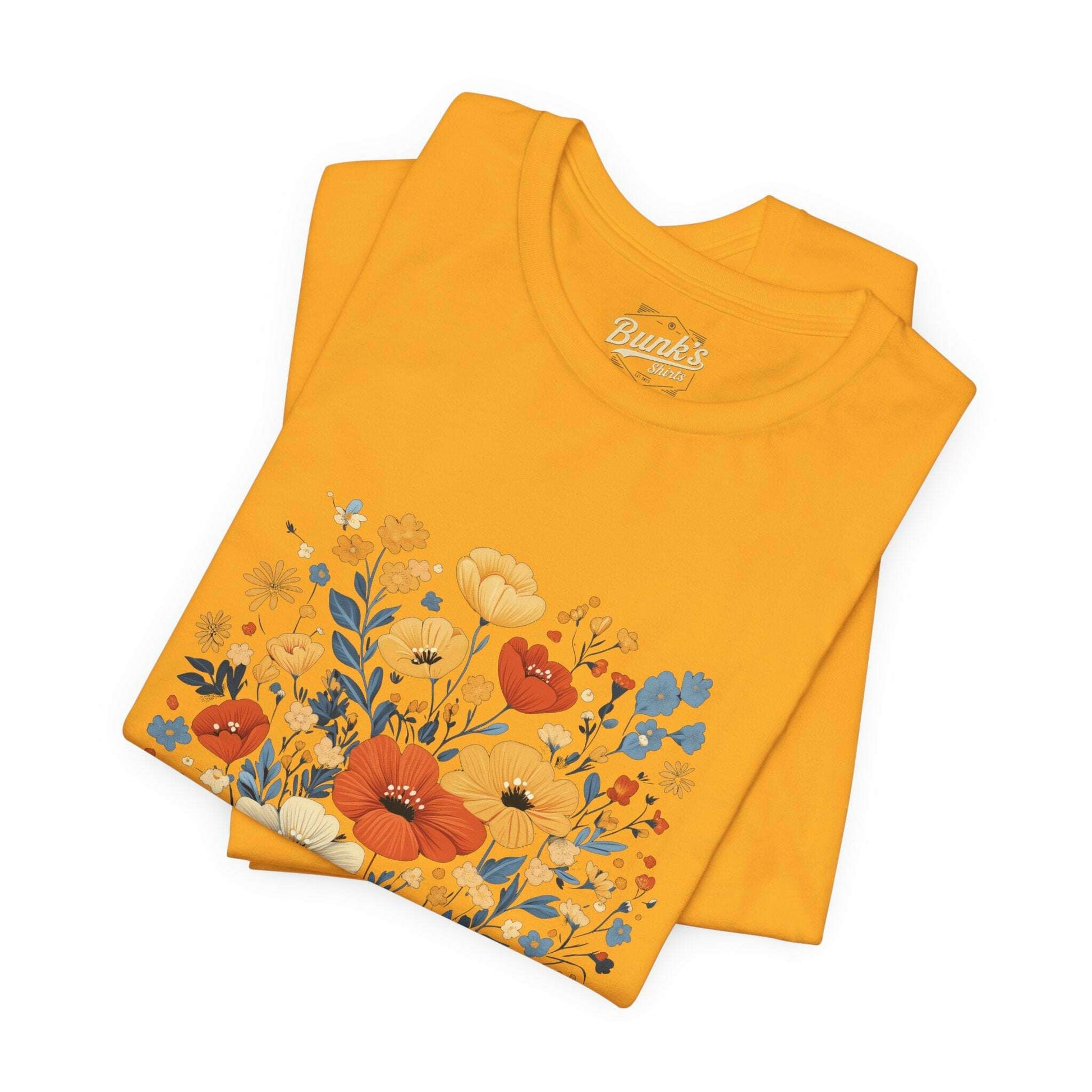 Wildflower Bouquet - Vintage Floral - Bunk's Shirts