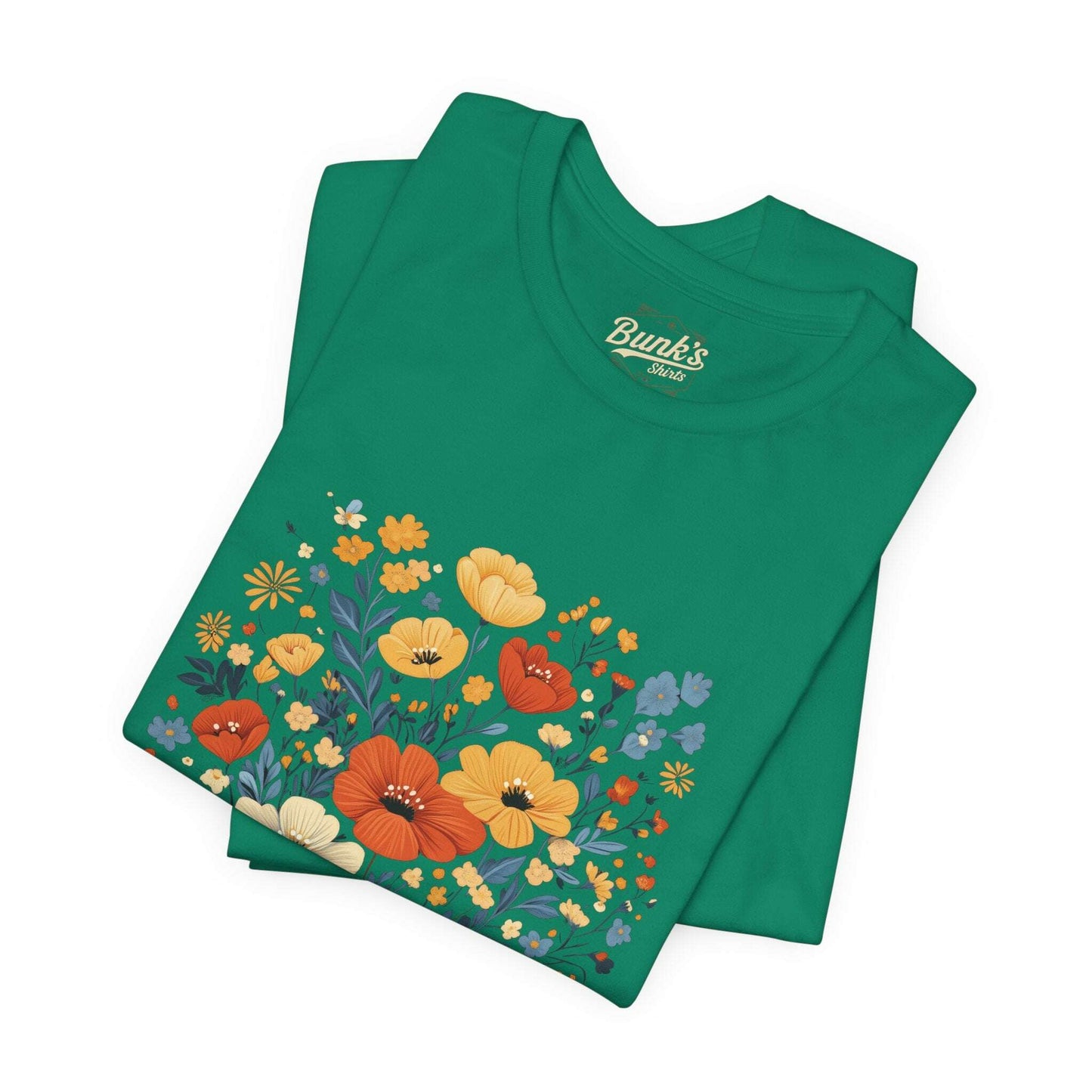 Wildflower Bouquet - Vintage Floral - Bunk's Shirts