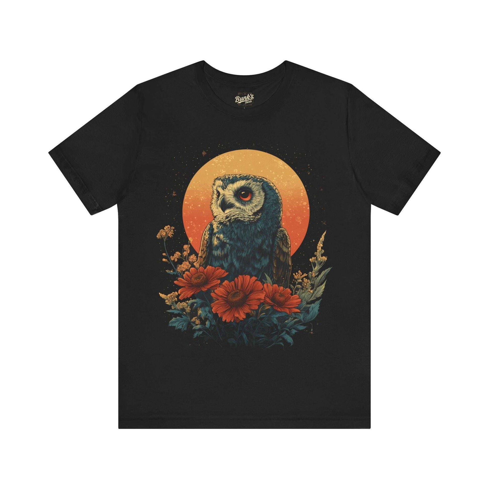 Wise Owl in the Moonlight - Bunk's Shirts